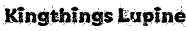 Kingthings Lupine font preview